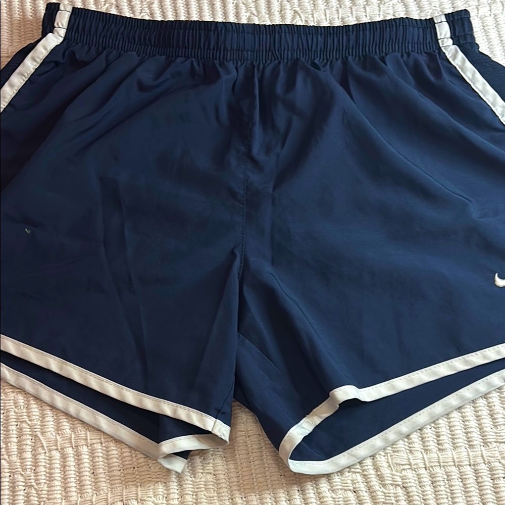 Nike Men's Navy Blue Athletic Shorts